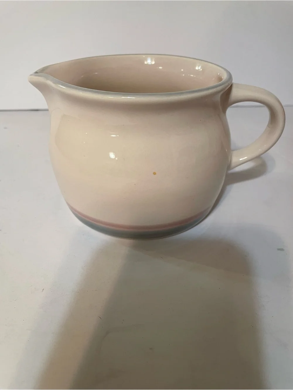 Pfaltzgraff Aura Pink Gravy Boat Pitcher